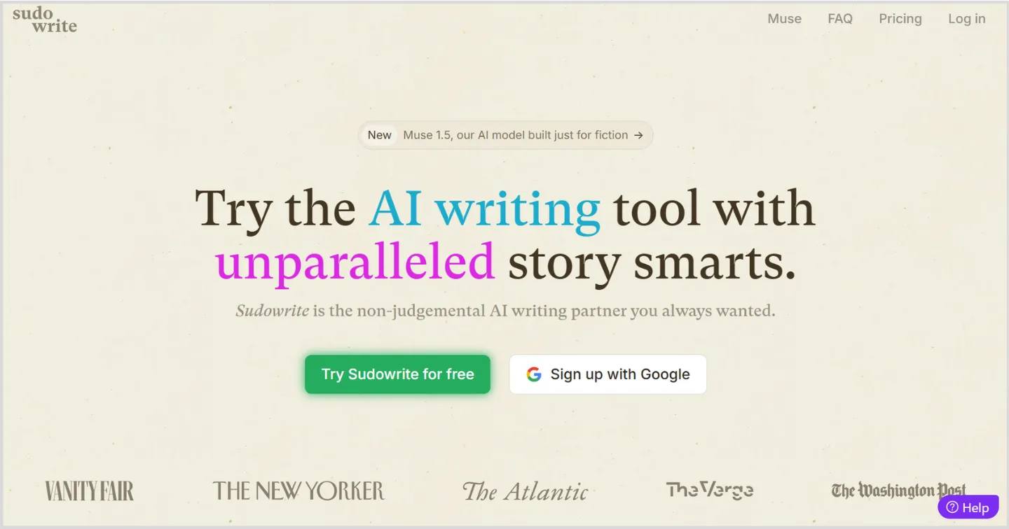 Sudowrite AI writing tool Sudowrite AI writing tool
